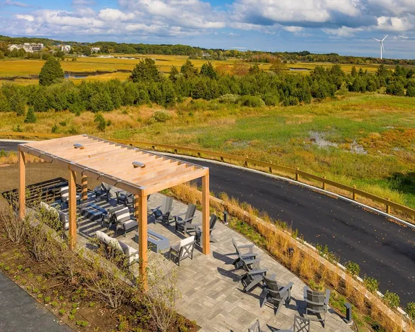 a view of an ocean and beach