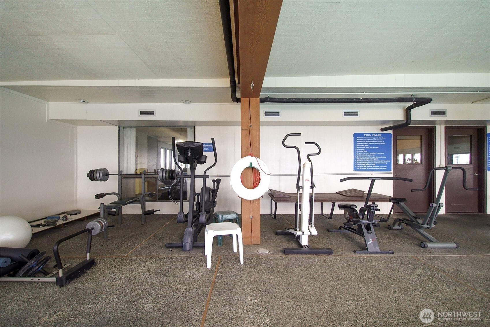 1301 South 3rd Avenue, Unit 9B Sequim, WA 98382 - Photo 35 of 39 a view of a room with gym equipment