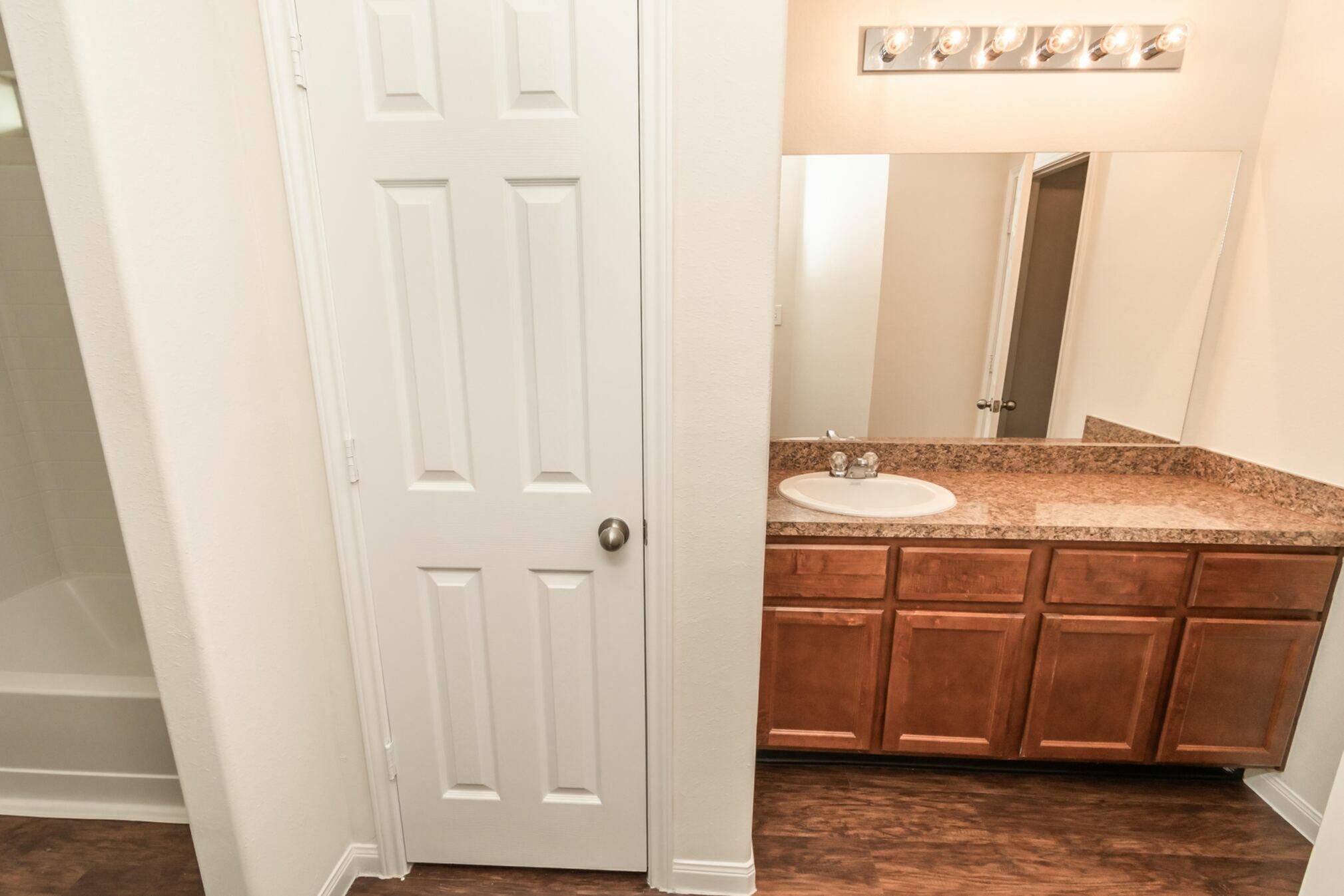 20 Lazy Swing Court Manvel, TX 77578 - Photo 11 of 14 a bathroom with a sink and a mirror