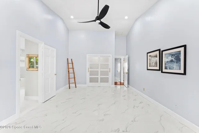 a view of a livingroom with a flat screen tv