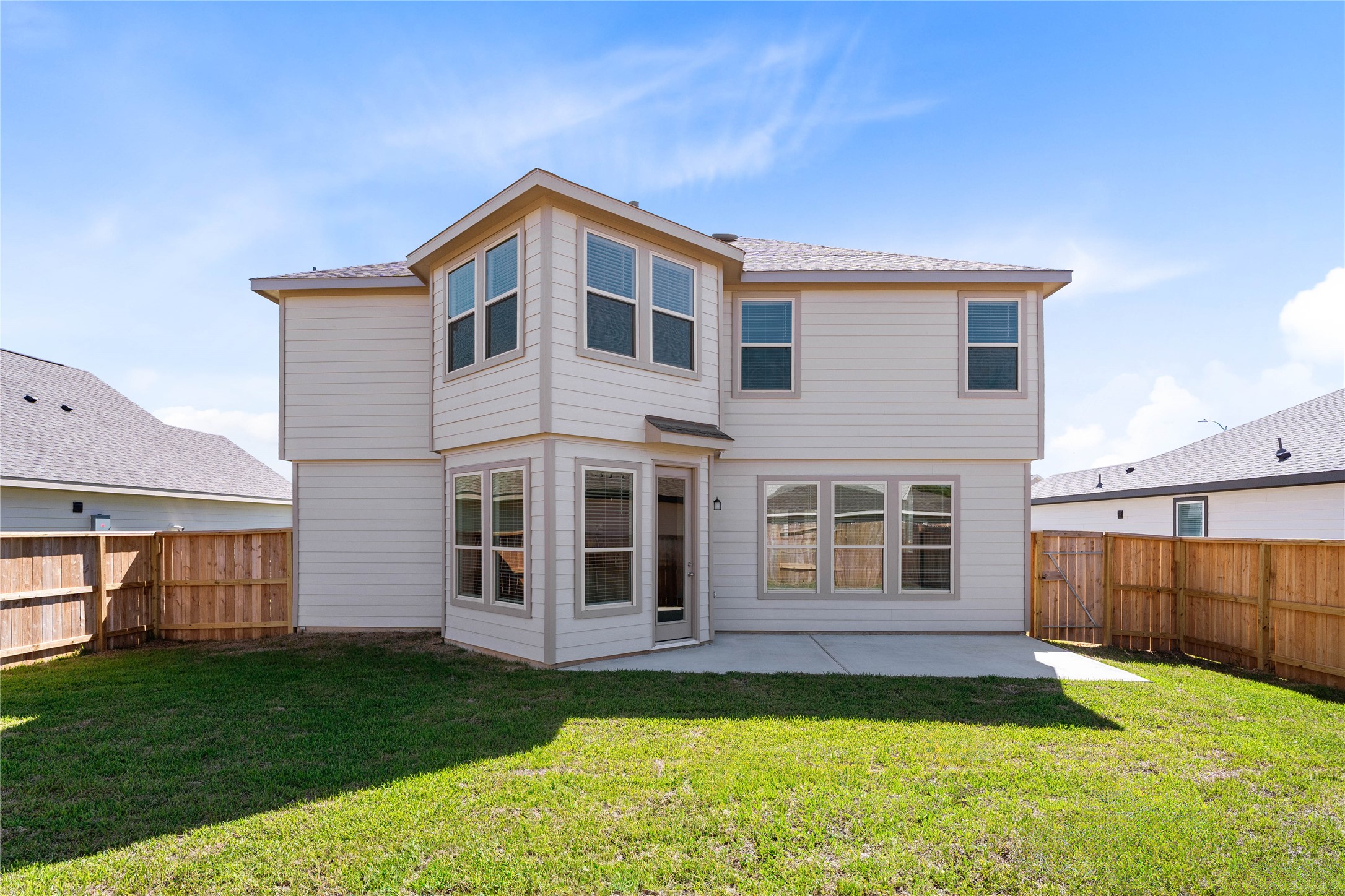 3519 Rocky Aspen Dr Spring Spring, TX 77373 - Photo 23 of 29 Come explore this generous backyard with patio slab—perfect for kids to play freely and adults to unwind in comfort!