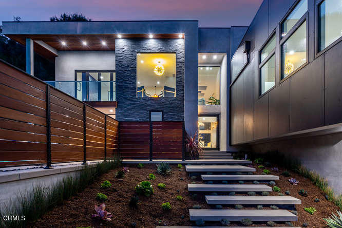 1375 Wierfield Drive Pasadena, CA 91105 - Photo 3 of 68 a view of entryway and hall with wooden floor