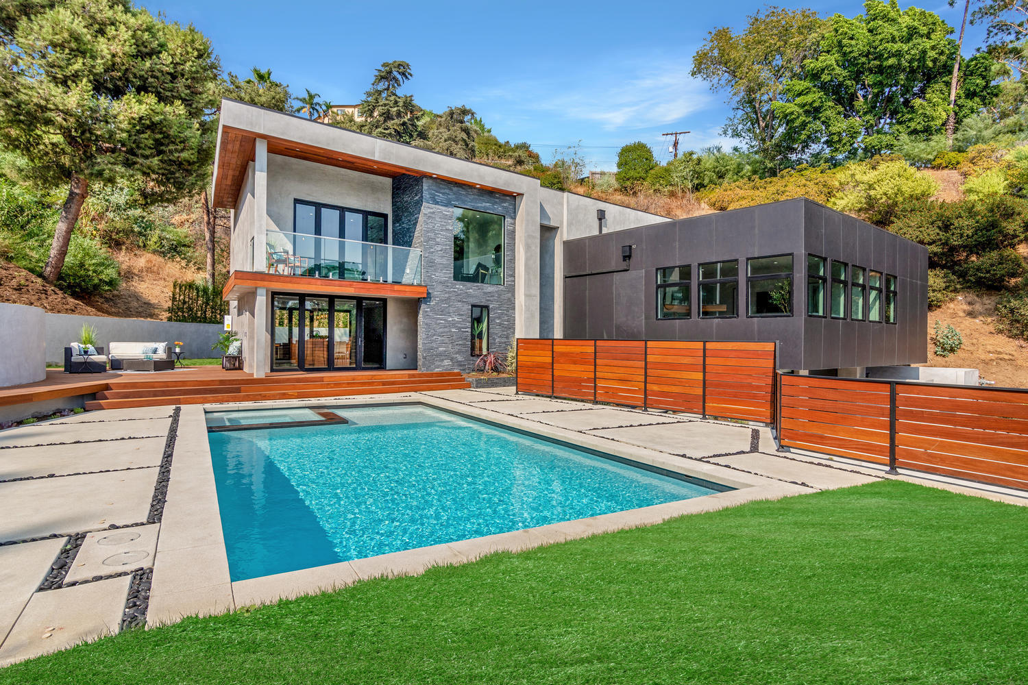1375 Wierfield Drive Pasadena, CA 91105 - Photo 5 of 68 a view of a house with a yard porch and sitting area