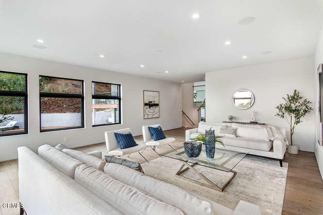 1375 Wierfield Drive Pasadena, CA 91105 - Photo 48 of 68 a living room with furniture or couch and a potted plant