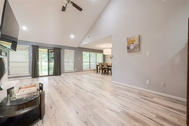 a view of livingroom with furniture and fireplace
