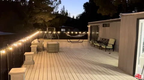 a view of outdoor space with seating area