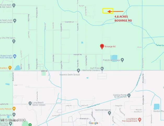$24,900 | No Bosarge Road, Long Beach, MS 39560