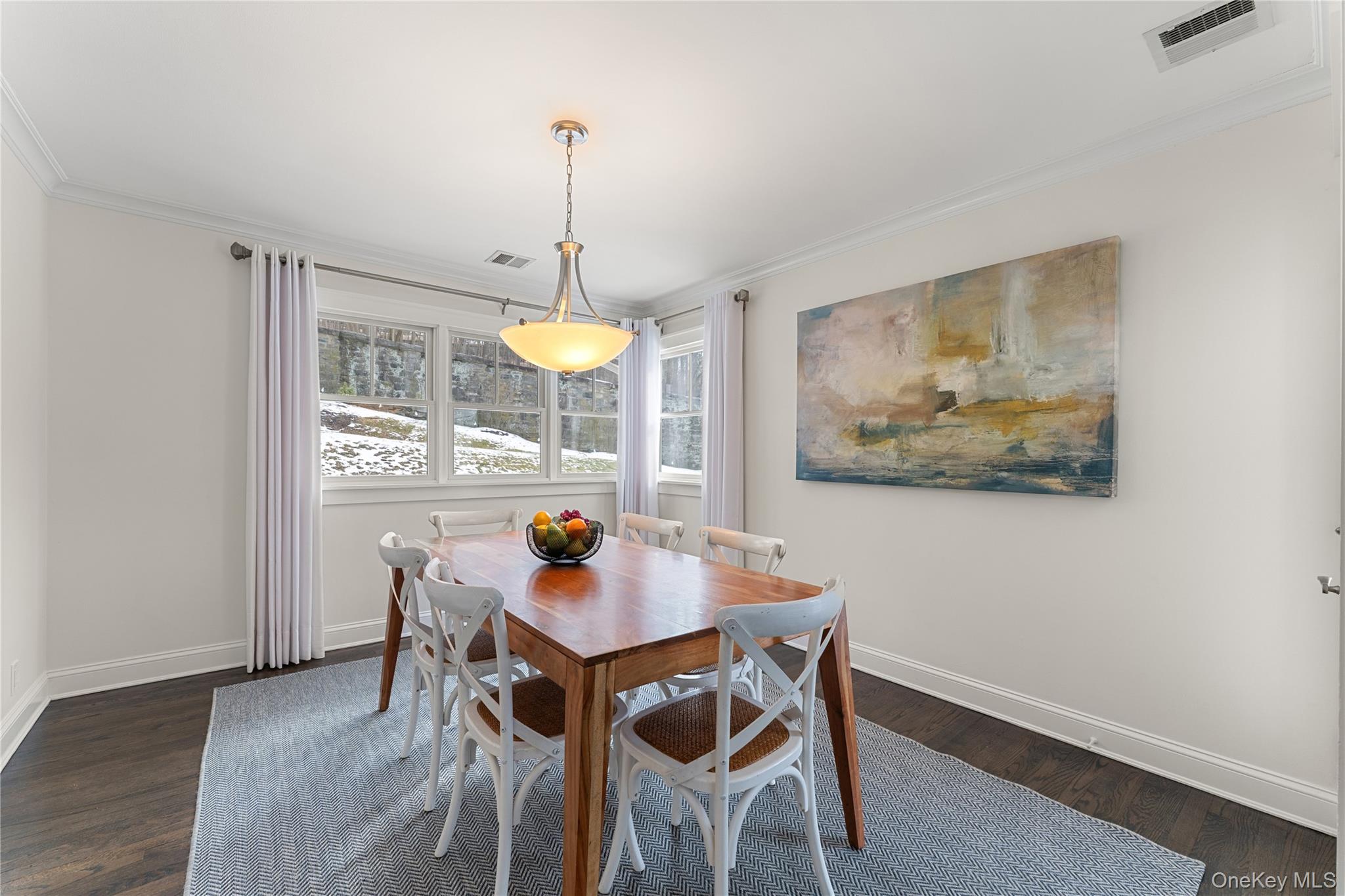 20 Riverview Road Irvington, NY 10533 - Photo 9 of 37 a view of a dining room with furniture and wooden floor