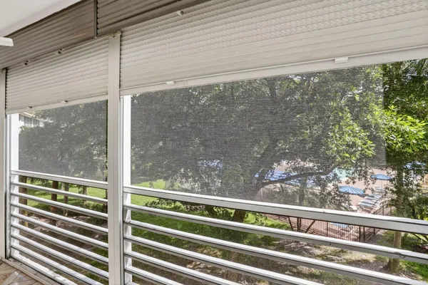 a view of outdoor space with swimming pool