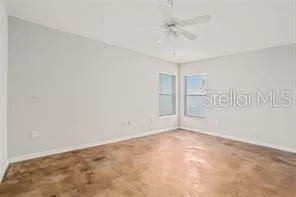a view of an empty room