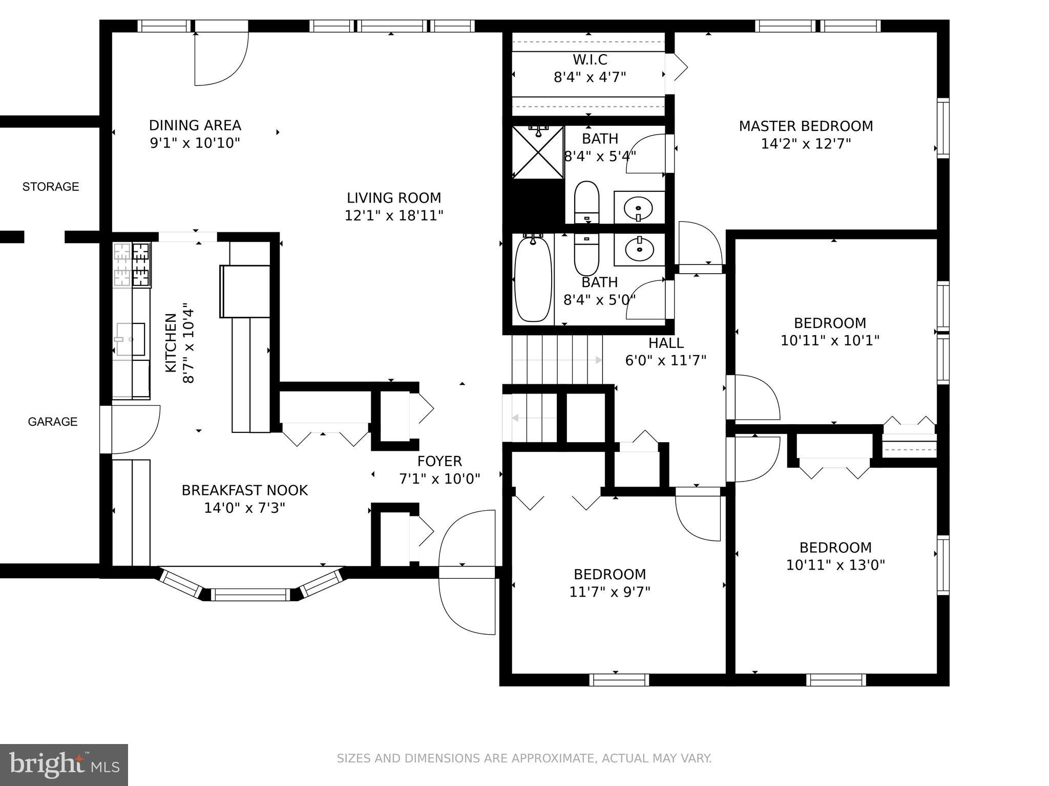 5511 Ravenel Lane Springfield, VA 22151 - Photo 17 of 18 Left: Main Level / Right: Upper Level