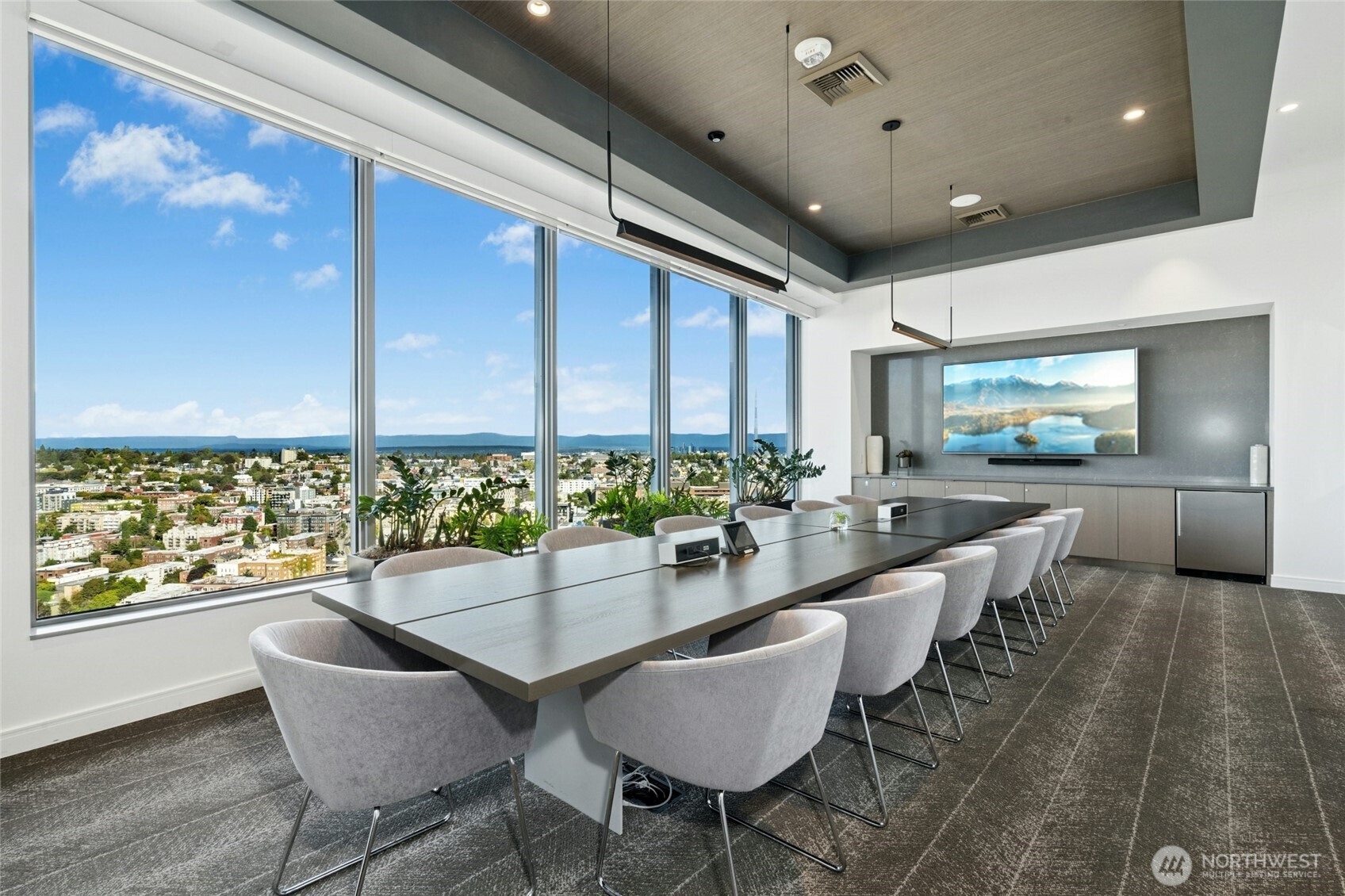 1808 Minor Avenue, Unit 3213 Seattle, WA 98101 - Photo 31 of 40 a view of a dining room with furniture window and wooden floor