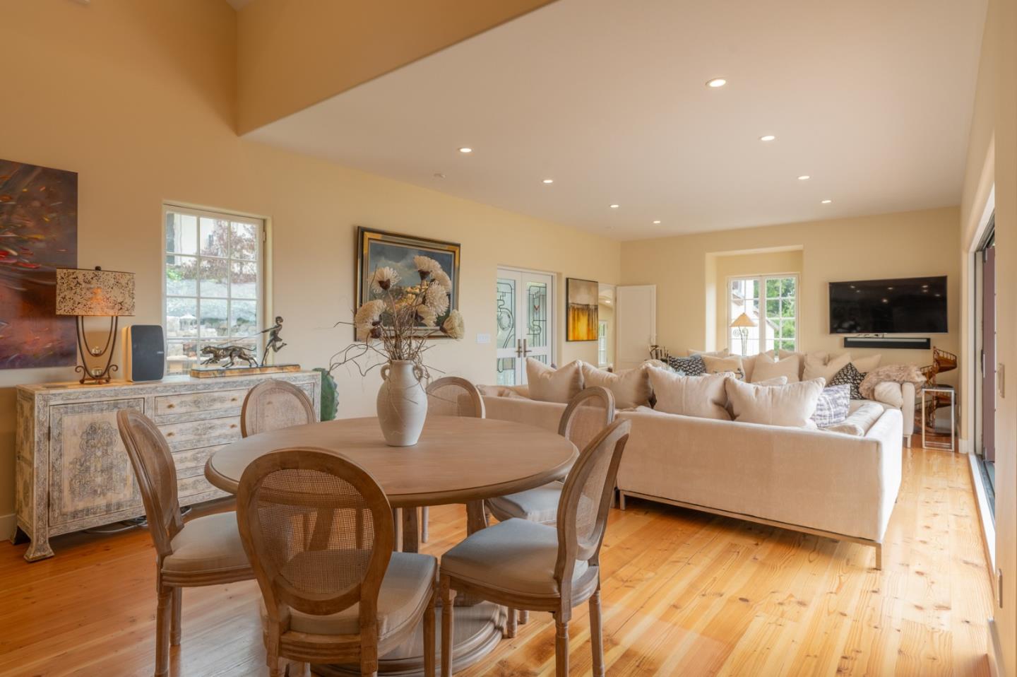 151 Highlands Drive Carmel, CA 93923 - Photo 12 of 31 a living room with fireplace furniture and a flat screen tv