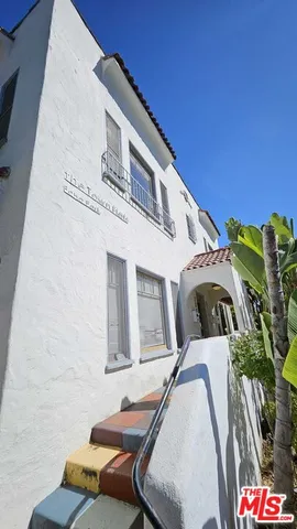 a outdoor space with plants