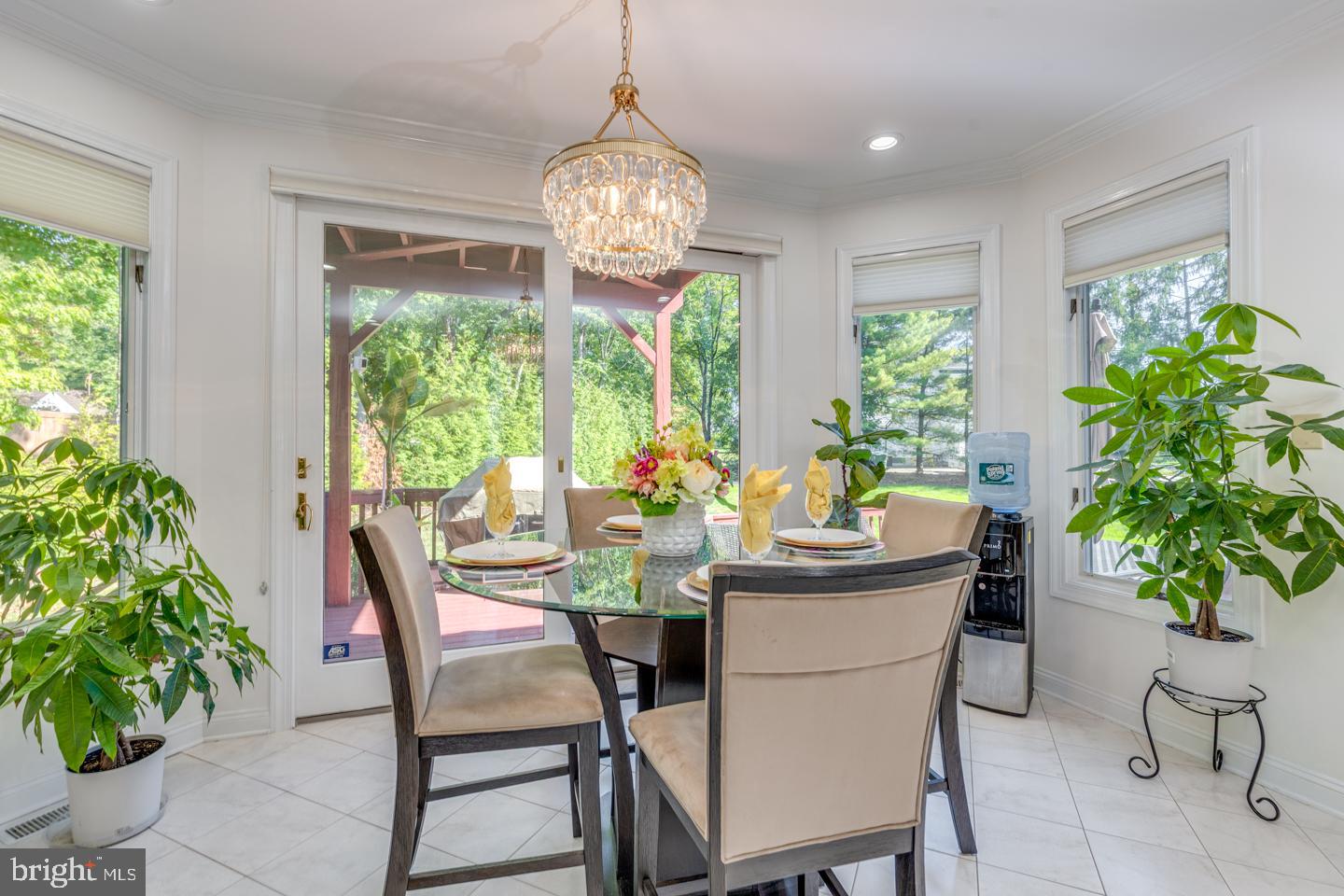 2 Collage Court Cherry Hill, NJ 08003 - Photo 19 of 89 a view of a dining room with furniture window and outside view