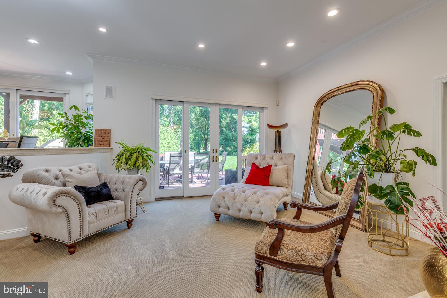 2 Collage Court Cherry Hill, NJ 08003 - Photo 24 of 89 a living room with furniture and a potted plant