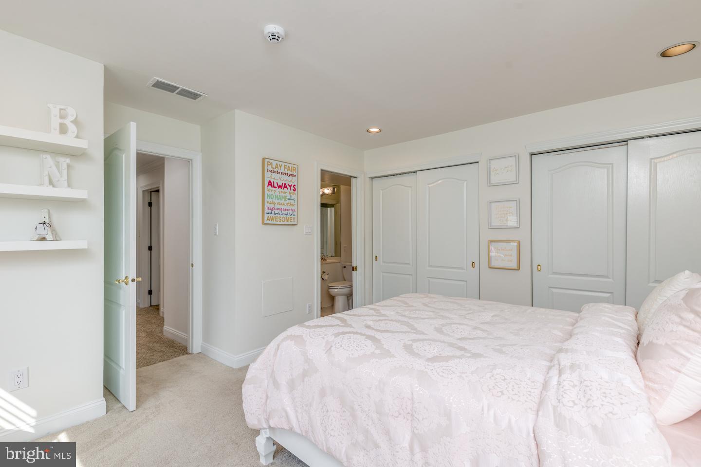 2 Collage Court Cherry Hill, NJ 08003 - Photo 54 of 89 a bedroom with a bed and a walk in closet