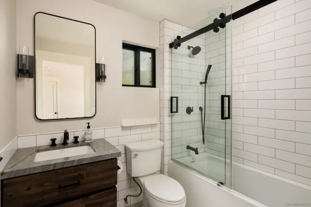 a view of a livingroom with a flat screen tv