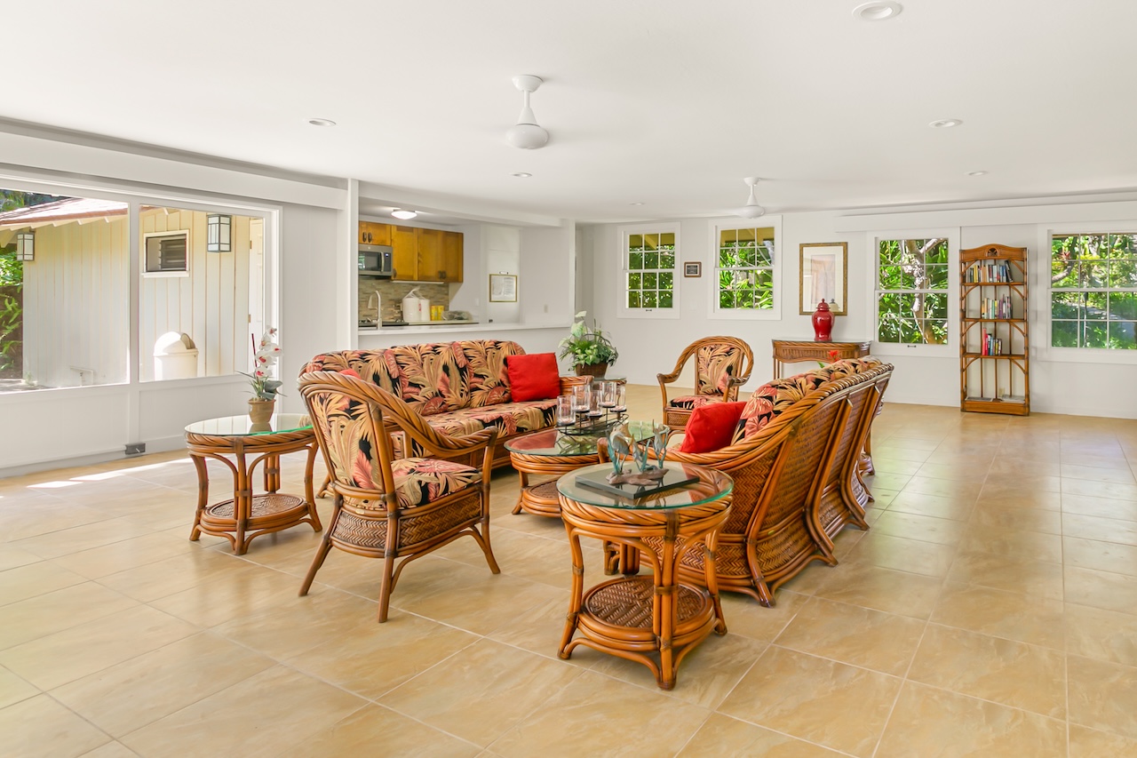 2330 Ho'ohu Road, Unit 16 Koloa, HI 96756 - Photo 29 of 29 a dining room with furniture and wooden floor
