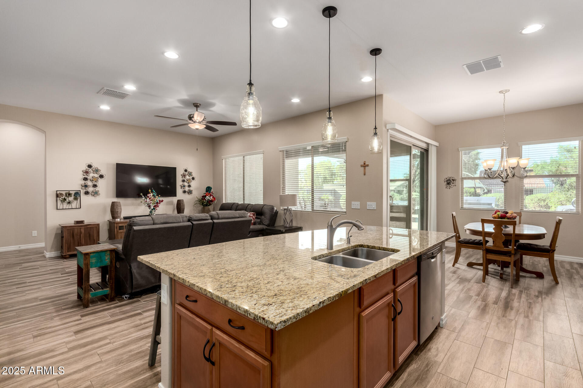 18190 North Stonegate Road Maricopa, AZ 85138 - Photo 27 of 27 a kitchen with granite countertop lots of counter top space