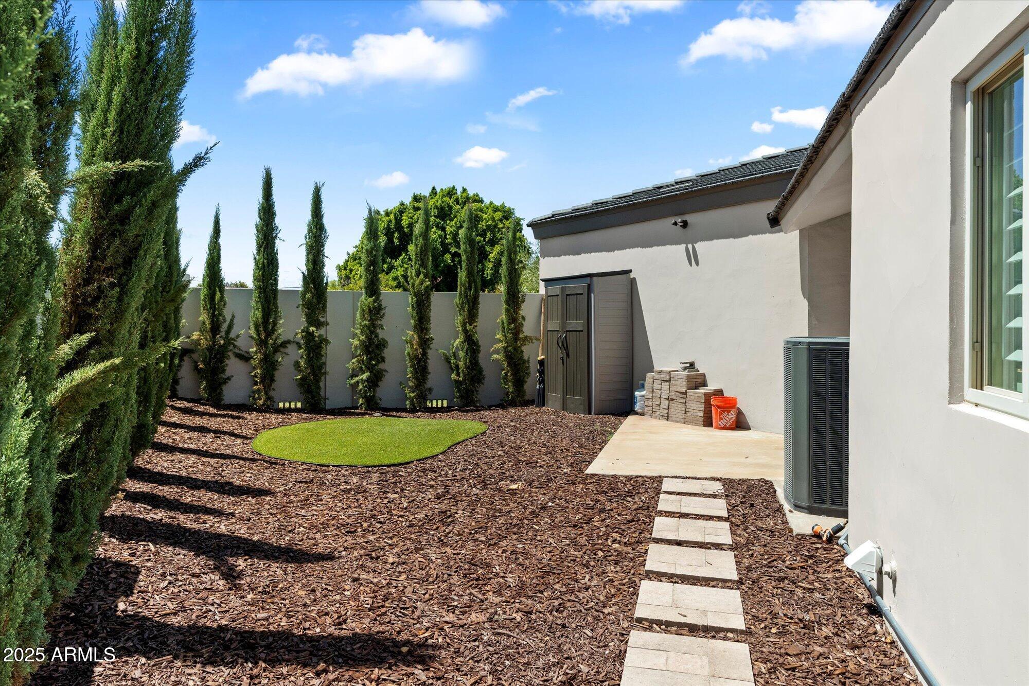 4502 East Exeter Boulevard Phoenix, AZ 85018 - Photo 22 of 48 Private Side Yard with Turf