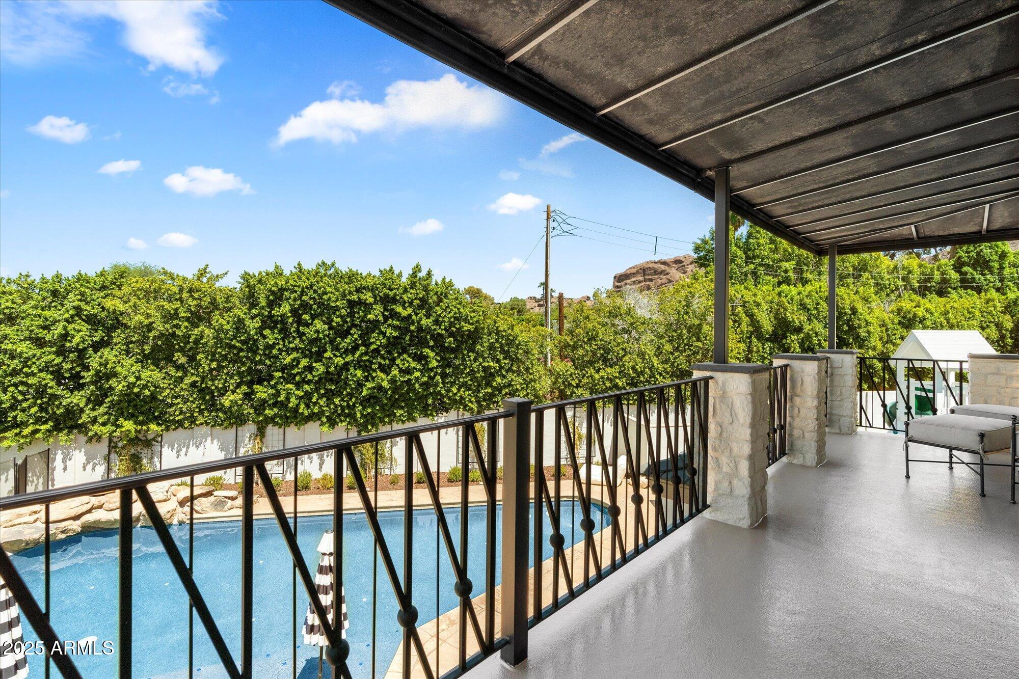 4502 East Exeter Boulevard Phoenix, AZ 85018 - Photo 34 of 48 Upper-Level Balcony Retreat
