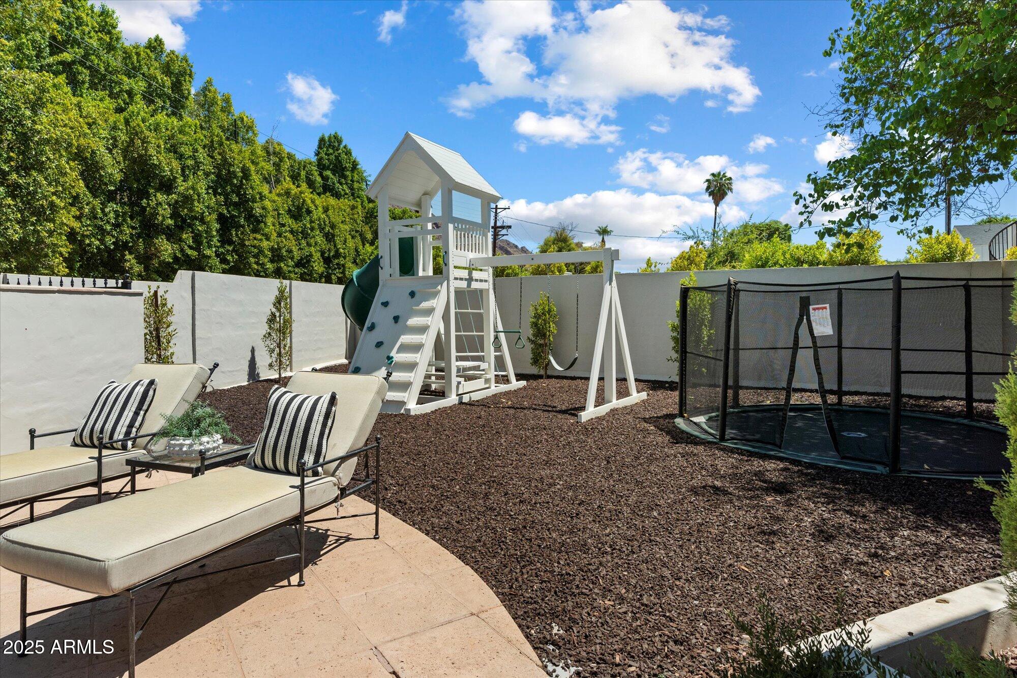 4502 East Exeter Boulevard Phoenix, AZ 85018 - Photo 41 of 48 Backyard Playground Area