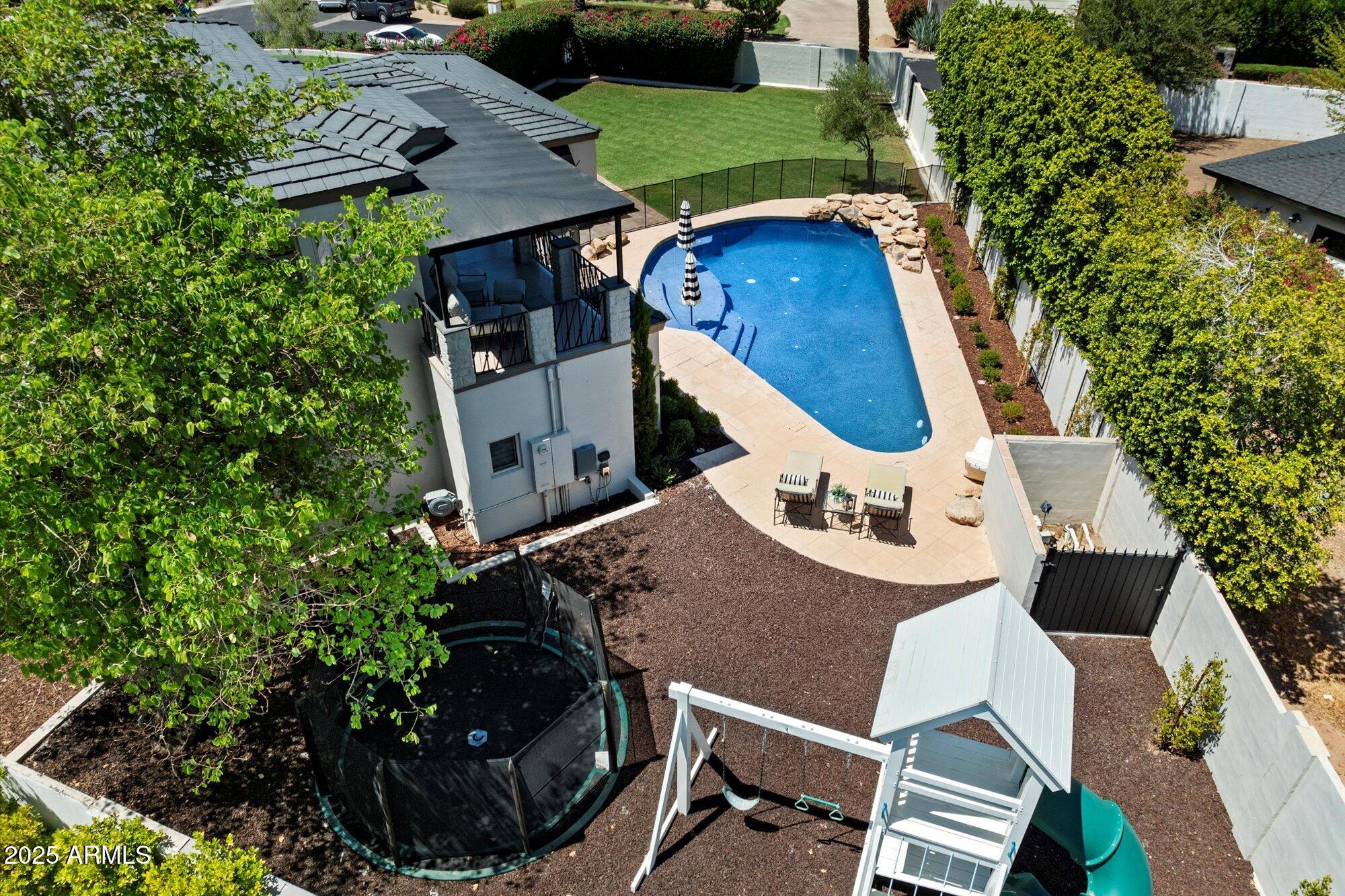 4502 East Exeter Boulevard Phoenix, AZ 85018 - Photo 47 of 48 Aerial View of Play Area