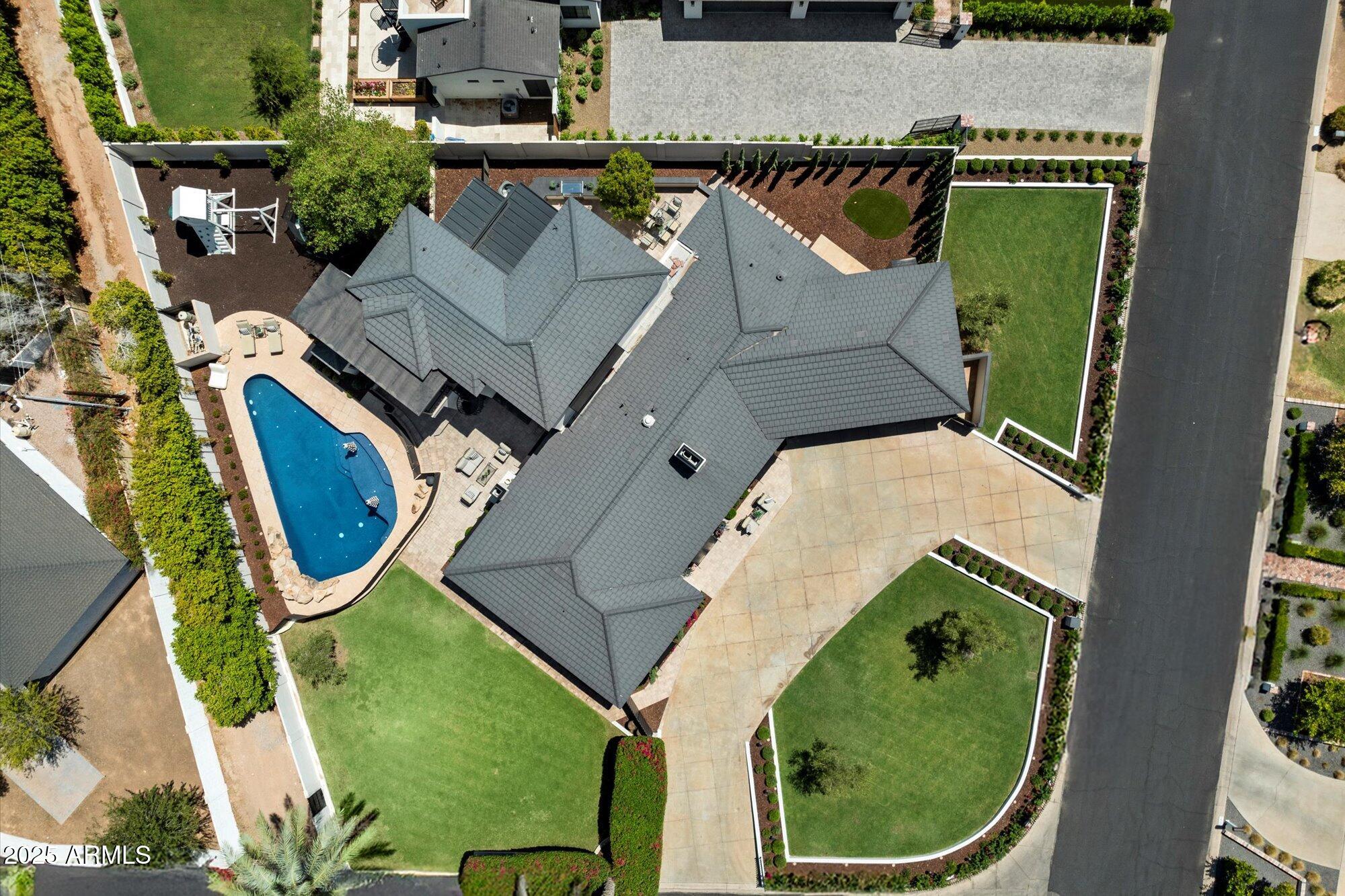 4502 East Exeter Boulevard Phoenix, AZ 85018 - Photo 48 of 48 Aerial Property Overview