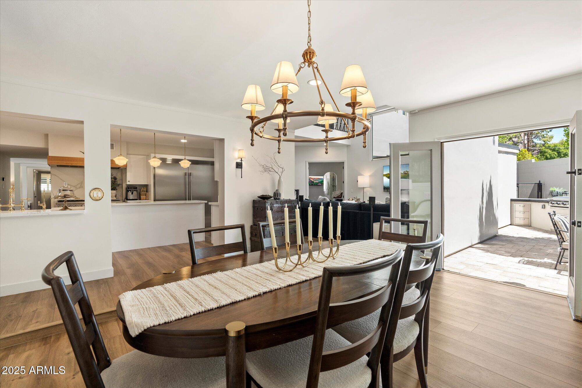 4502 East Exeter Boulevard Phoenix, AZ 85018 - Photo 7 of 48 Dining Room with Patio Access