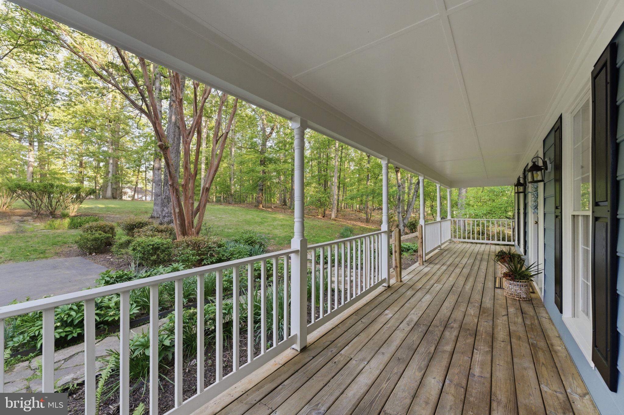 7200 Baldwin Ridge Road Warrenton, VA 20187 - Photo 7 of 116 Front porch with lush green views.