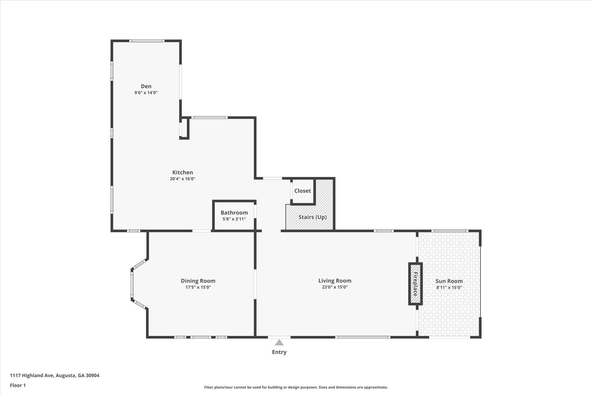 1117 Highland Avenue Augusta, GA 30909 - Photo 45 of 46 01-Floor-1