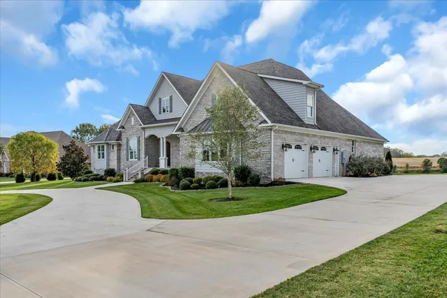 a view of room with window and hardwood floor
