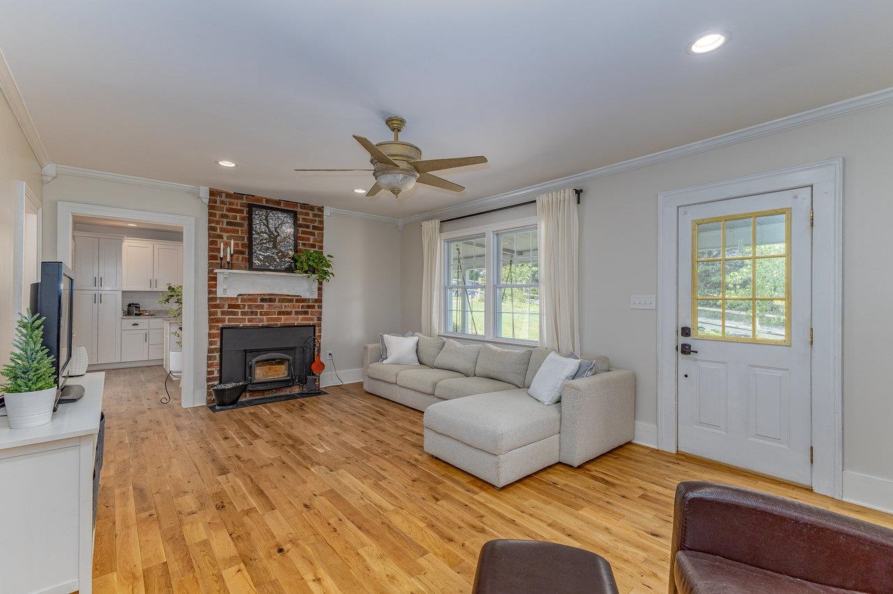 10 Todd Road Mount Sidney, VA 24467 - Photo 15 of 57 a living room with furniture and a fireplace