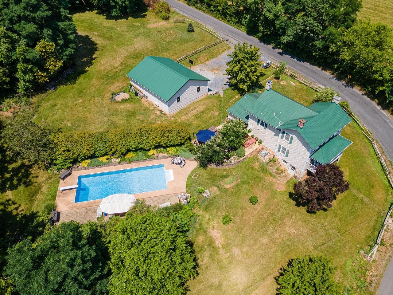 10 Todd Road Mount Sidney, VA 24467 - Photo 50 of 57 an aerial view of a house