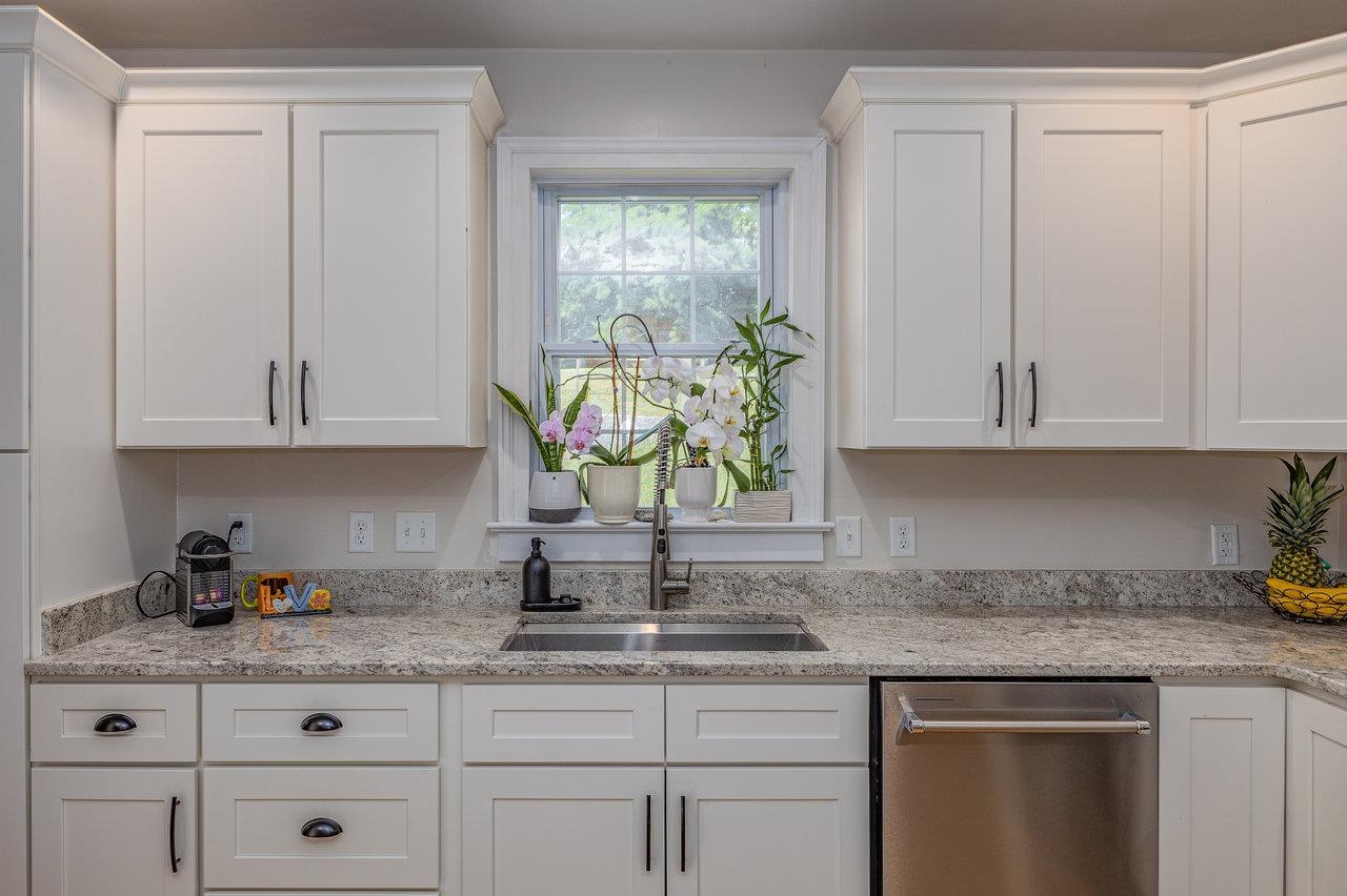 10 Todd Road Mount Sidney, VA 24467 - Photo 9 of 57 a kitchen with stainless steel appliances granite countertop white cabinets and a window