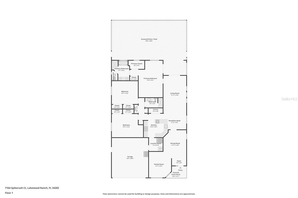 7164 Spikerush Court Lakewood Ranch, FL 34202 - Photo 36 of 36 a picture of a room with a white wall and a white wall