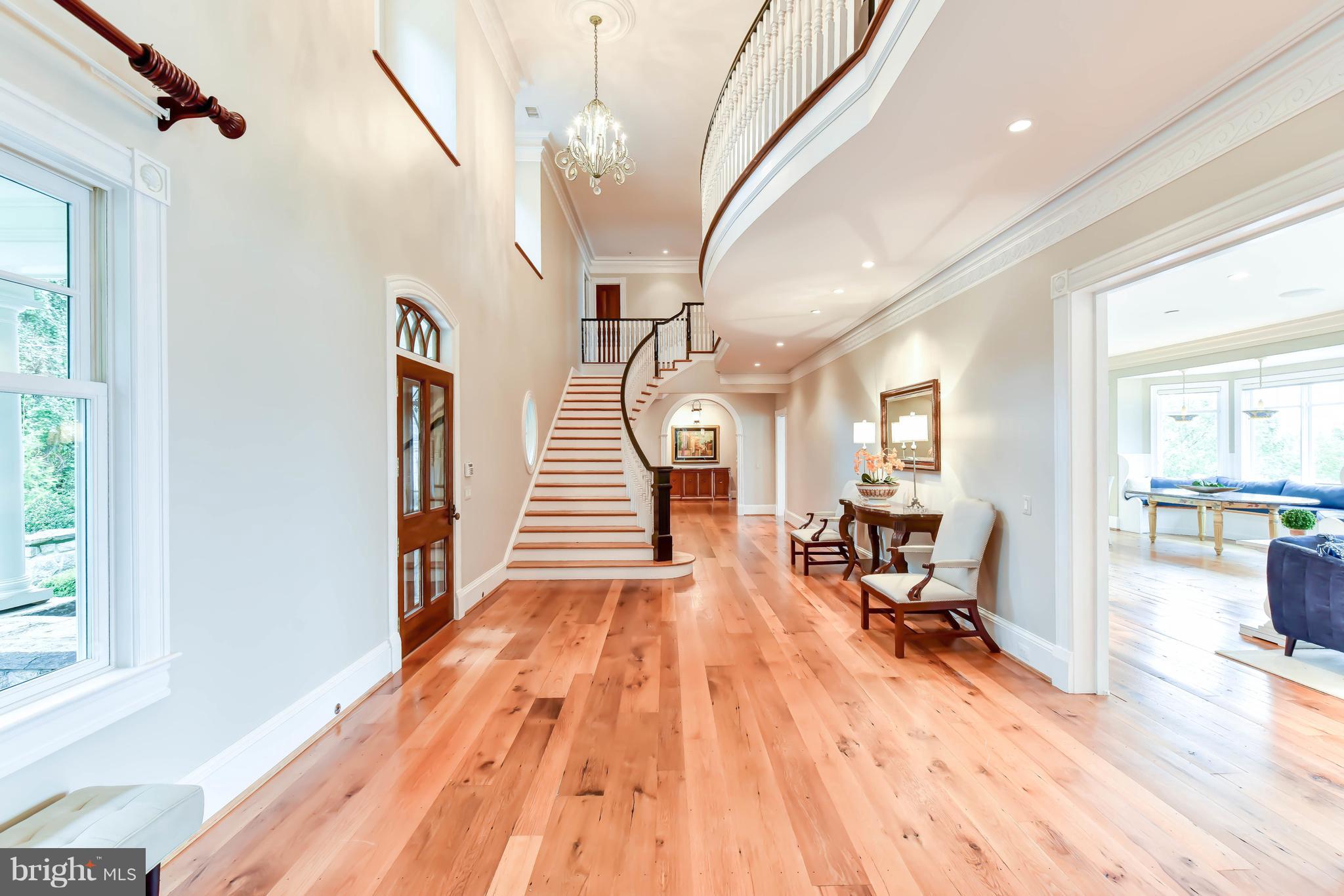7615 Southdown Road Alexandria, VA 22308 - Photo 10 of 80 Grand Foyer with 20+ foot ceilings