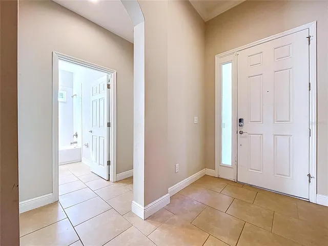 a view of empty room