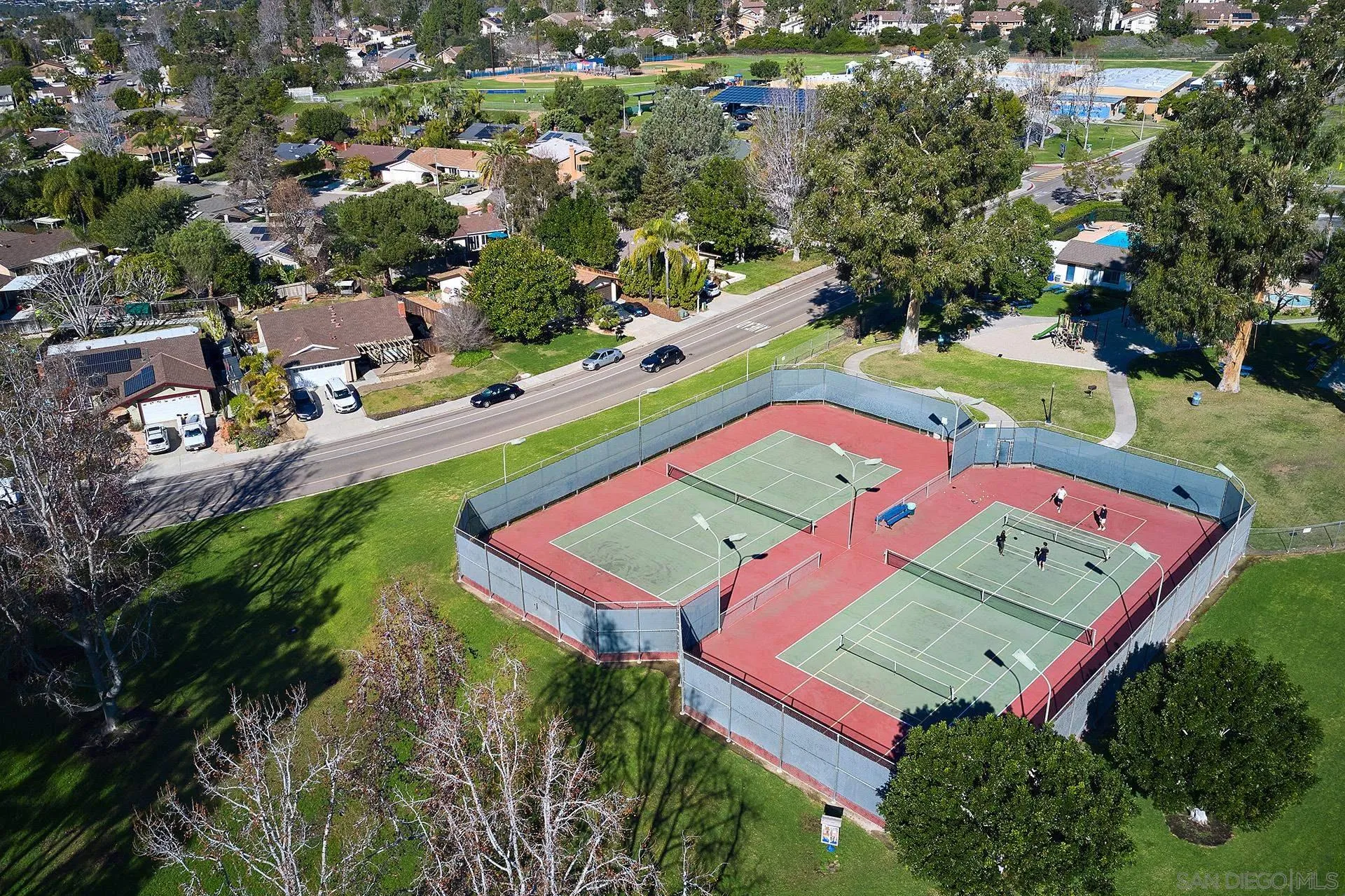 138 Townwood Way Encinitas, CA 92024 - Photo 30 of 48 an aerial view of a an outdoor space