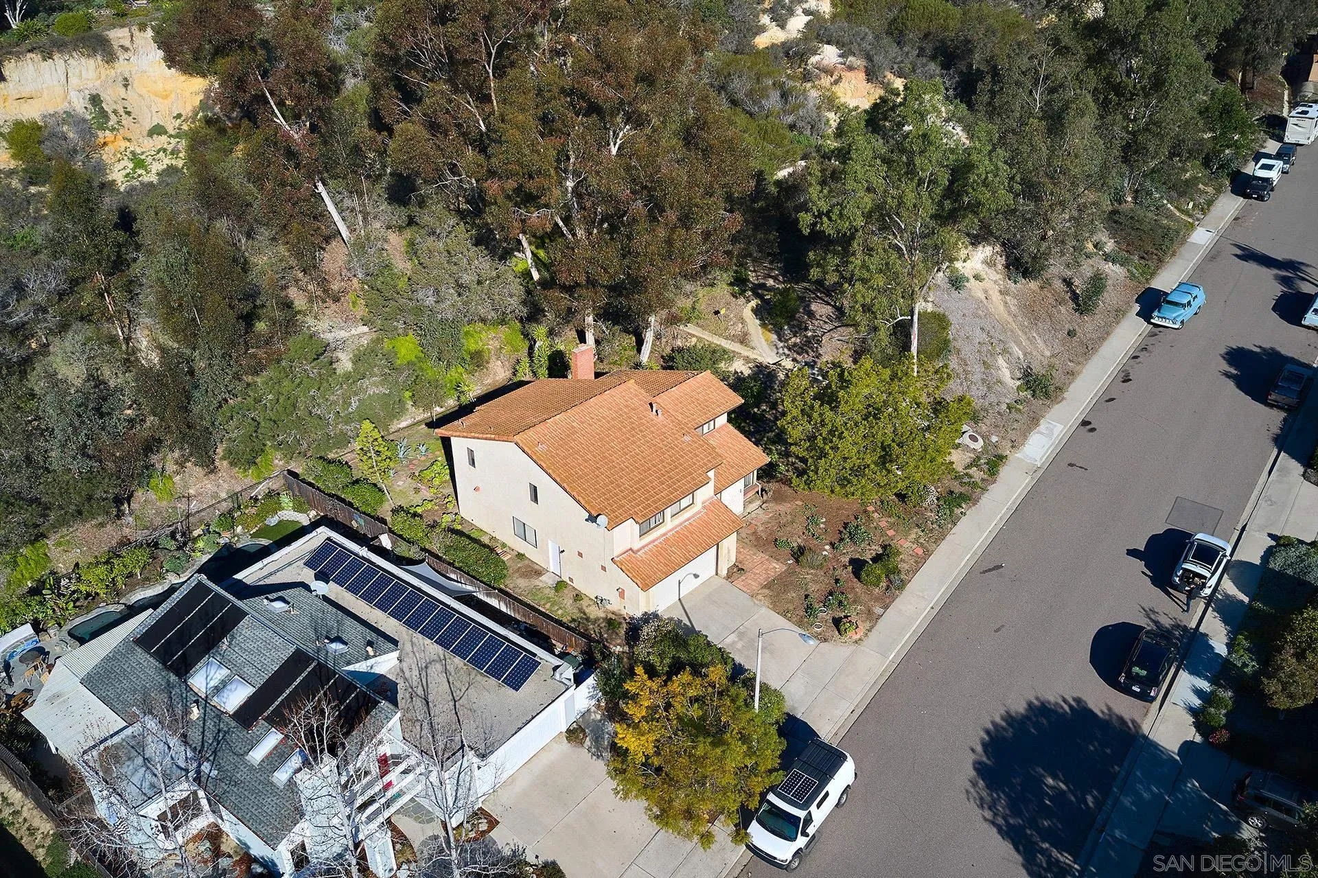138 Townwood Way Encinitas, CA 92024 - Photo 38 of 48 an aerial view of house with yard