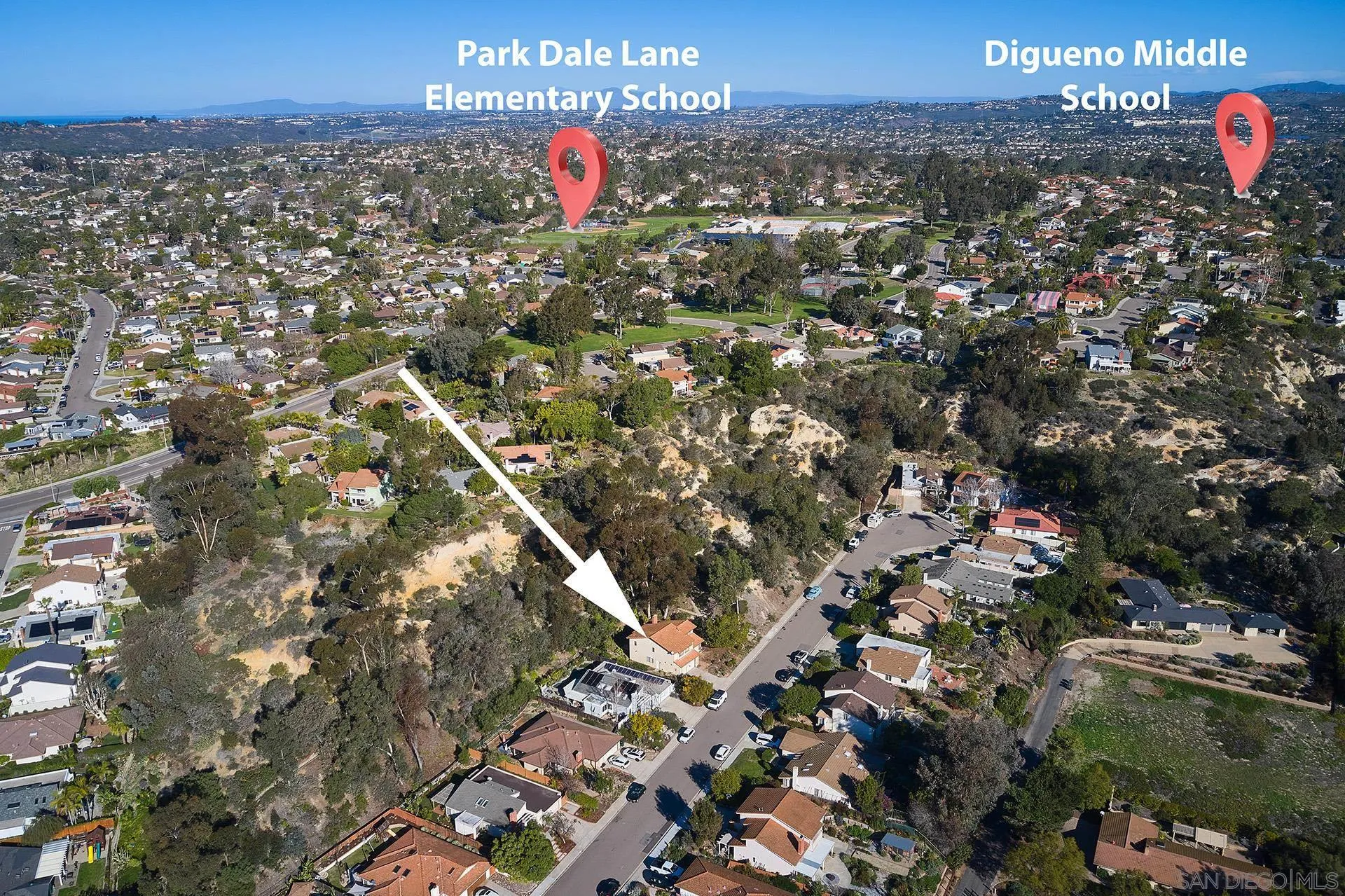 138 Townwood Way Encinitas, CA 92024 - Photo 39 of 48 an aerial view of a city