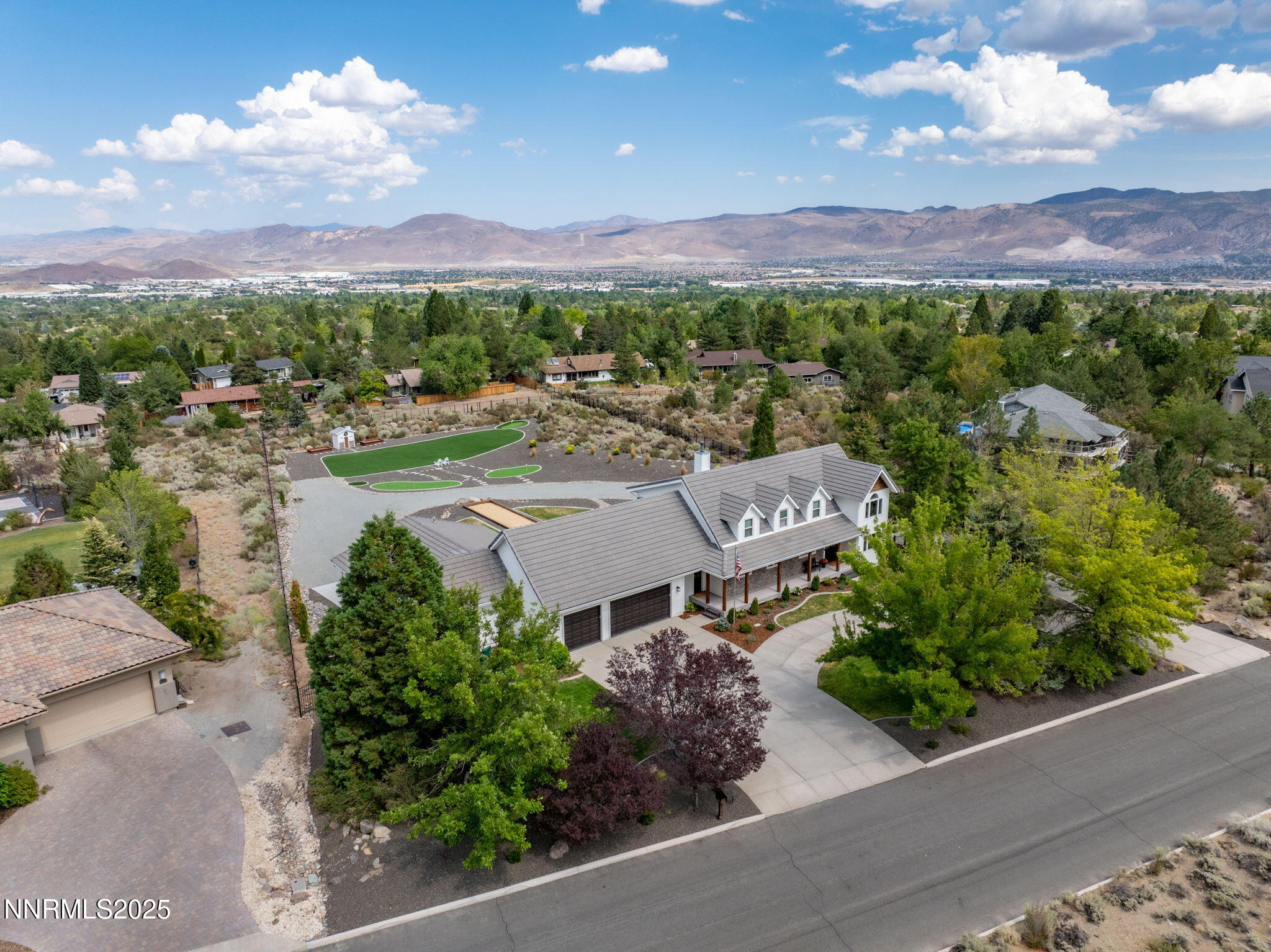 13205 Welcome Way Reno, NV 89511 - Photo 66 of 79 an aerial view of a house with a garden