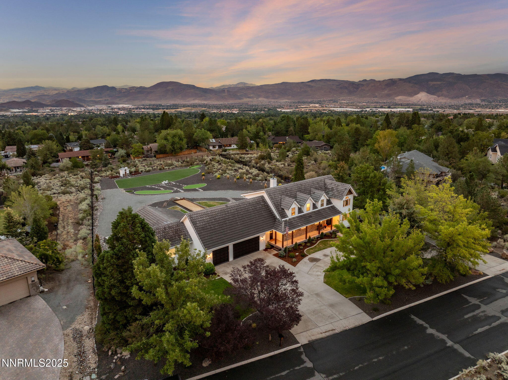 13205 Welcome Way Reno, NV 89511 - Photo 72 of 79 an aerial view of a house with a garden