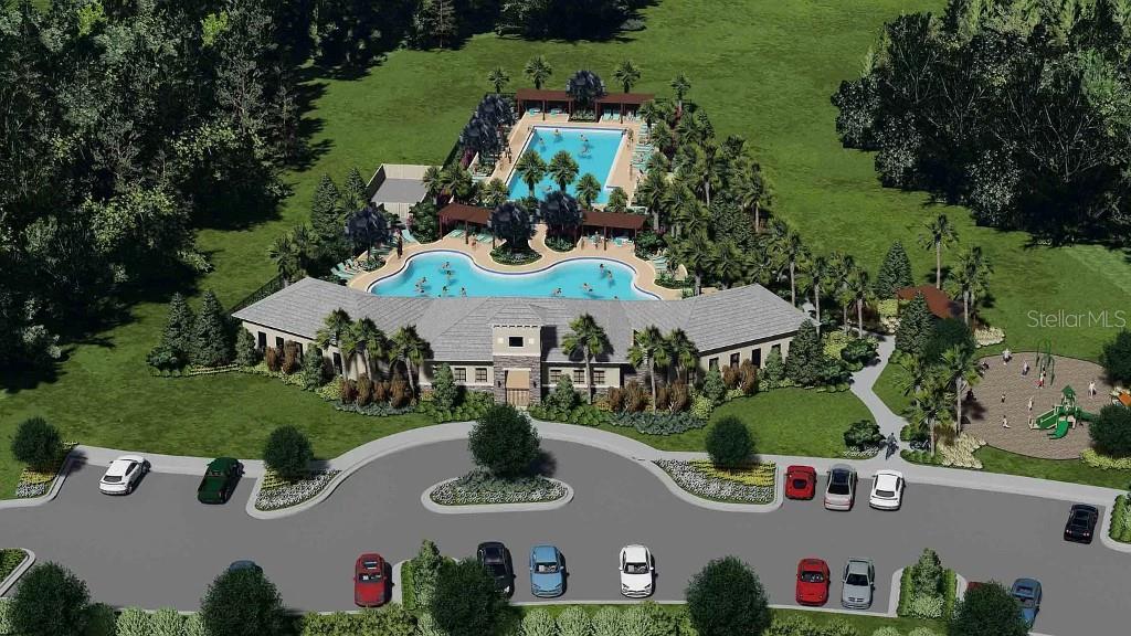 32226 Eldorado Cyn Loop Wesley Chapel, FL 33543 - Photo 18 of 18 an aerial view of a house with outdoor space