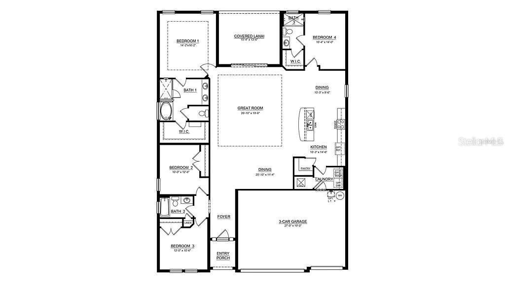 32226 Eldorado Cyn Loop Wesley Chapel, FL 33543 - Photo 5 of 18 a picture of a wall with a white wall