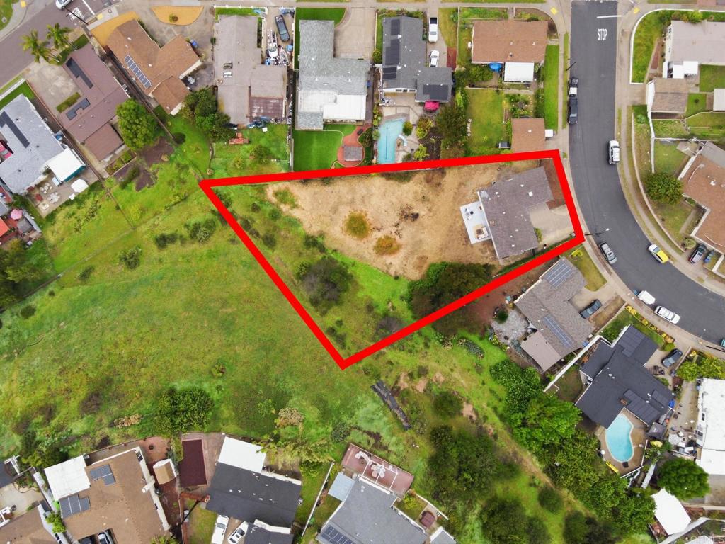 1511 Primera Street Lemon Grove, CA 91945 - Photo 29 of 31 Outline of the large lot