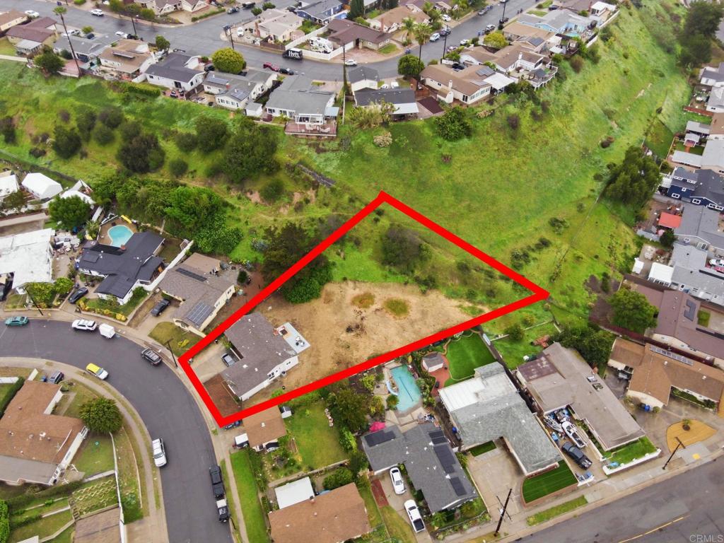 1511 Primera Street Lemon Grove, CA 91945 - Photo 30 of 31 Outline of the large lot