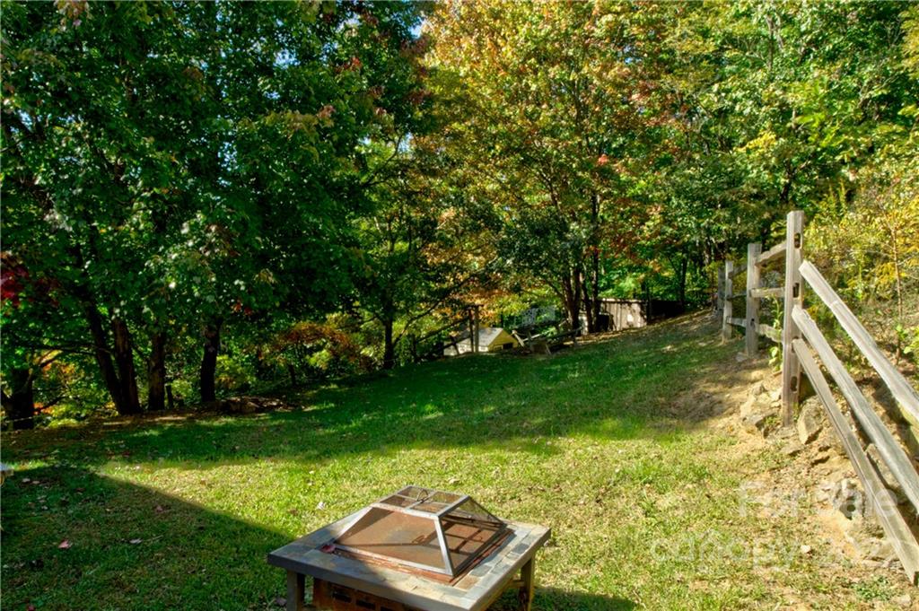 251 Rustic Ridge Drive Canton, NC 28716 - Photo 6 of 32 a view of a two chairs in the garden