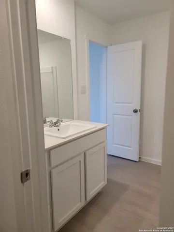 a utility room with a sink